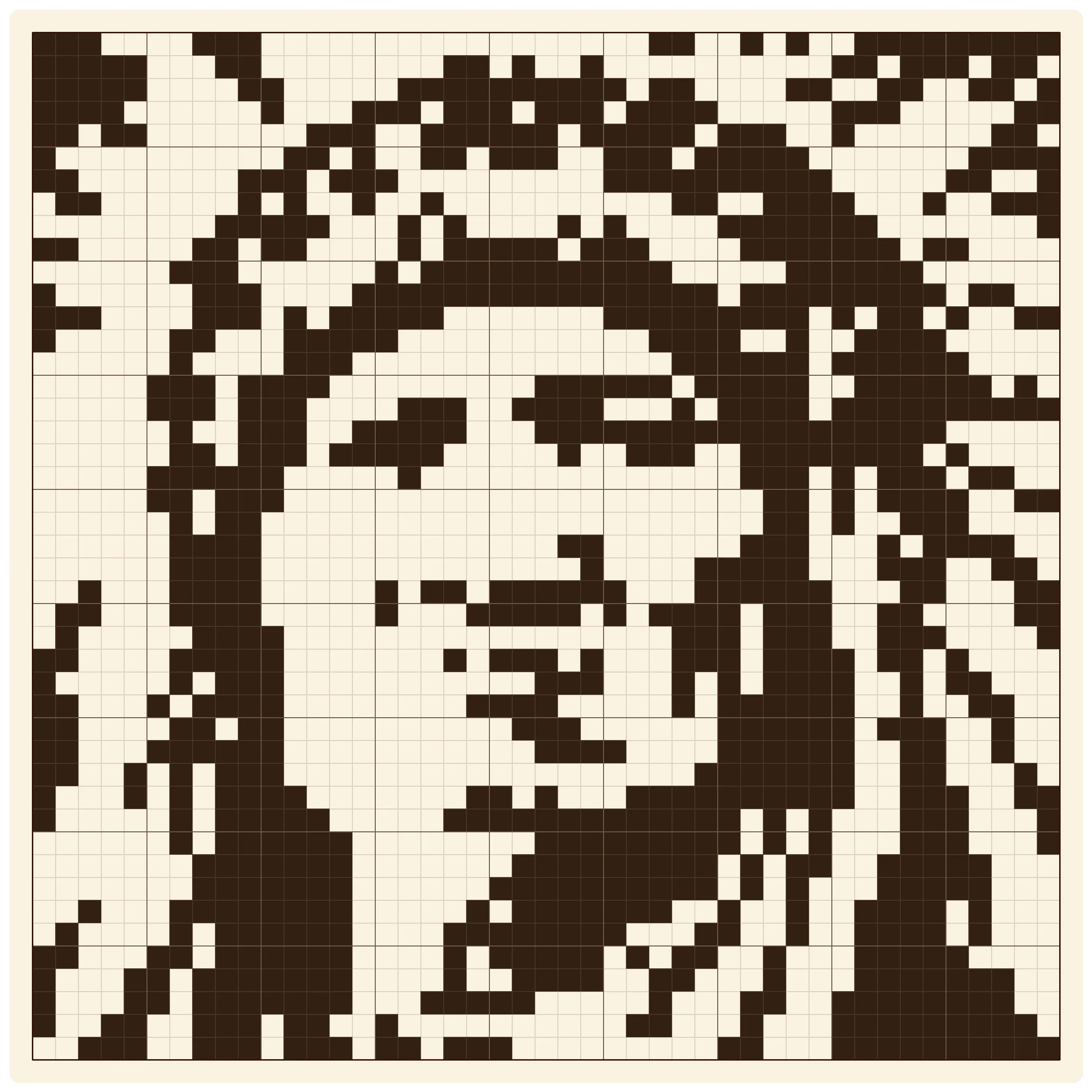 Японский кроссворд «Индеец» 45x45