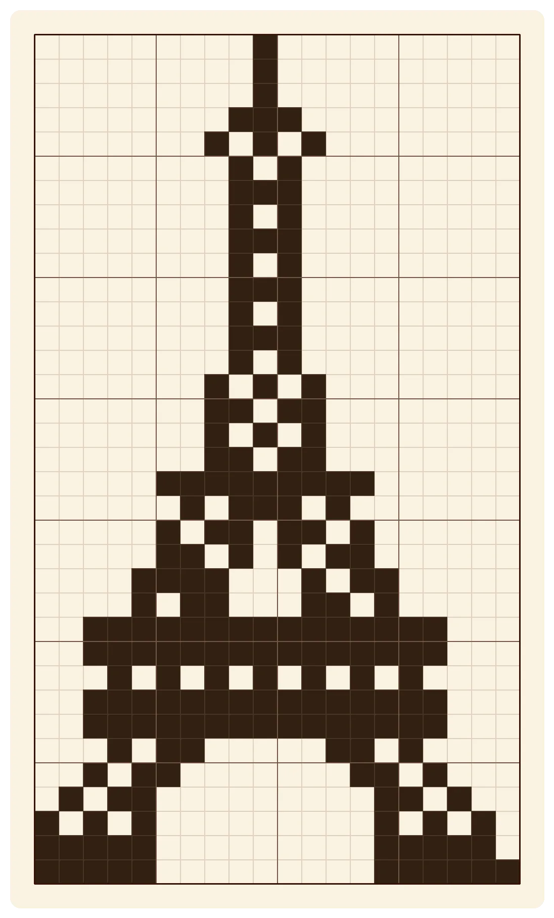 Японский кроссворд «Гордость Франции» 20x35
