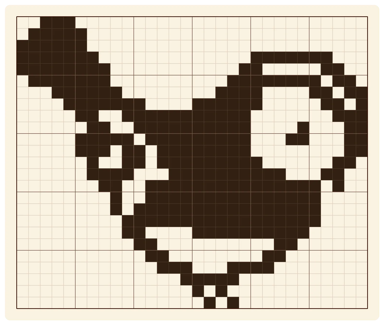 Японский кроссворд «синица» 30x25